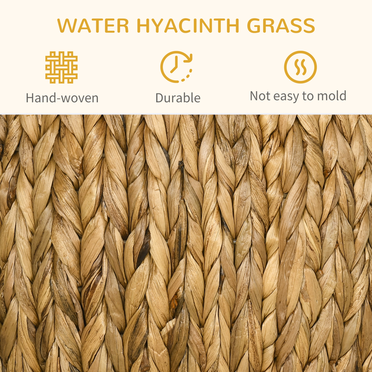 Rattan Cat House Stool, Kitten Bed for Outdoors and Indoors w/ Cushion