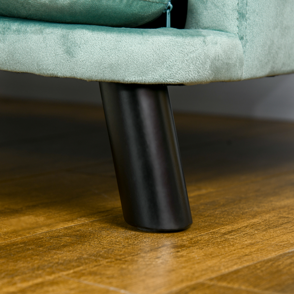 Dog Sofa, Pet Couch Bed for Medium, Large Dogs w/ Legs, Cushion - Green