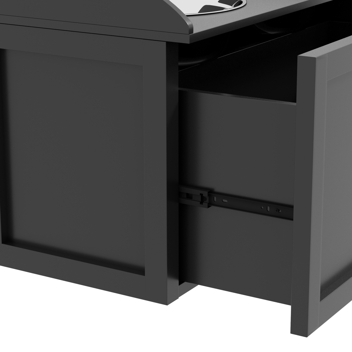 Stainless Steel Raised Dog Bowl w/ 21L Storage Drawer, for Large Dogs