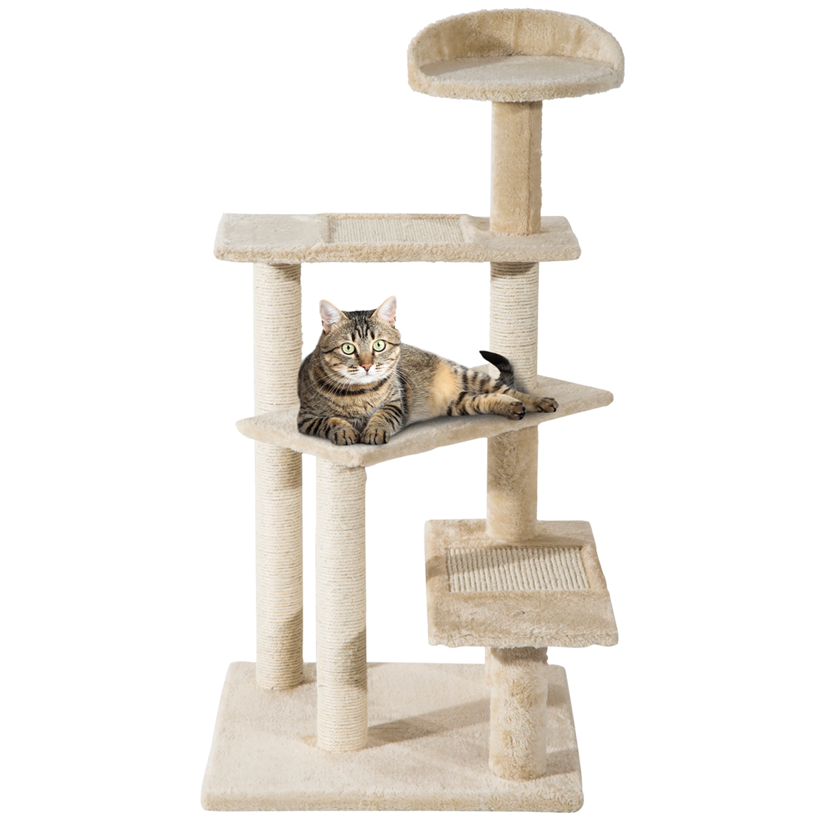 Cat Tree Scratcher Climbing Post Kitten Pets Scratching Furniture Tower
